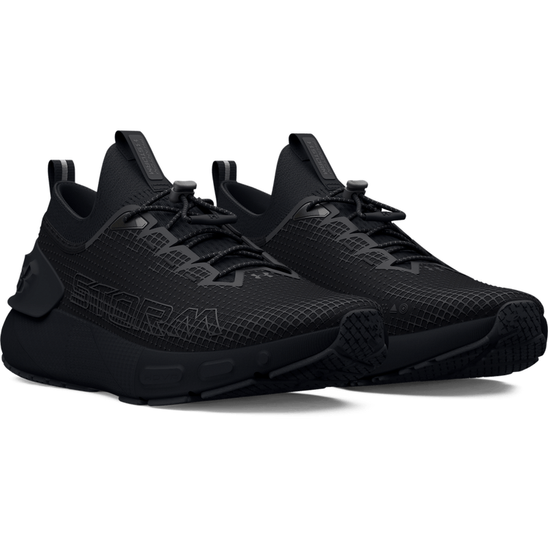 Tenis-under-armour-para-hombre-Ua-Hovr-Phantom-3-Se-Storm-para-correr-color-negro.-Par-Alineados