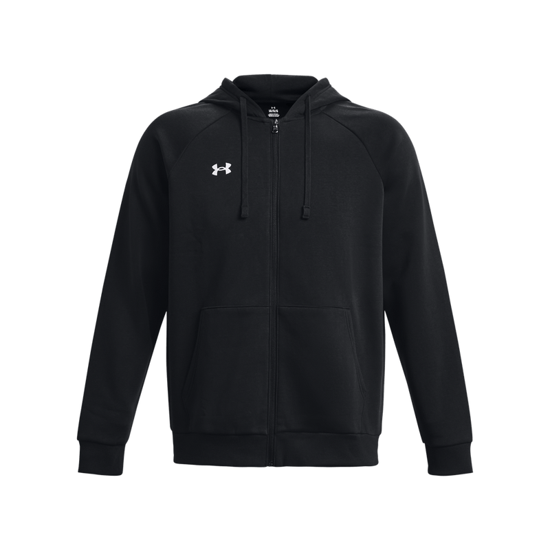 Chaqueta-under-armour-para-hombre-Ua-Rival-Fleece-Fz-Hoodie-para-entrenamiento-color-negro.-Frente-Sin-Modelo