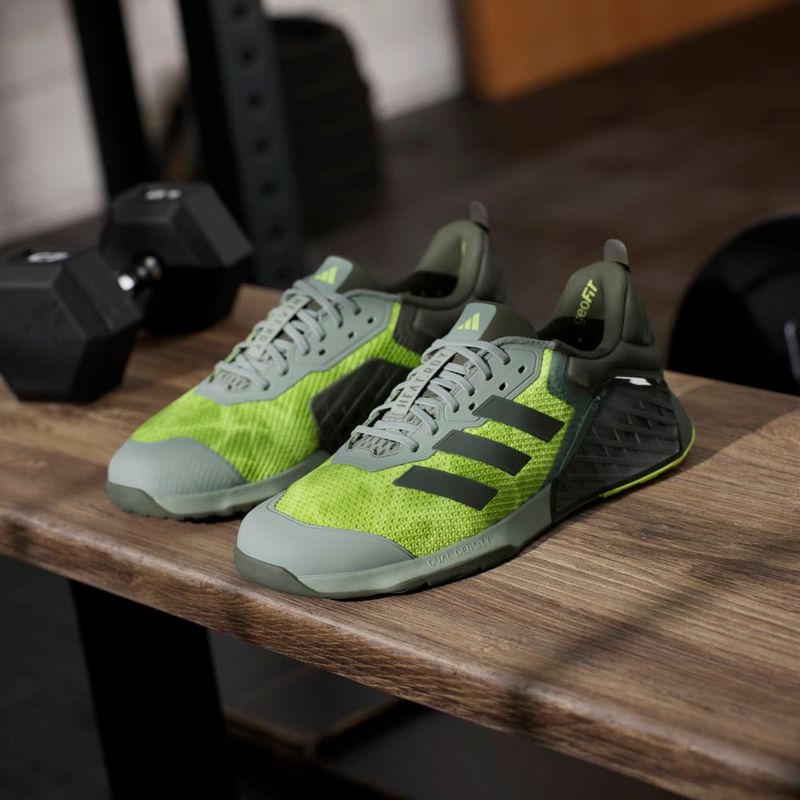 Tenis-adidas-unisex-Dropset-3-Trainer-para-entrenamiento-color-verde.-Mktg-Vista-4