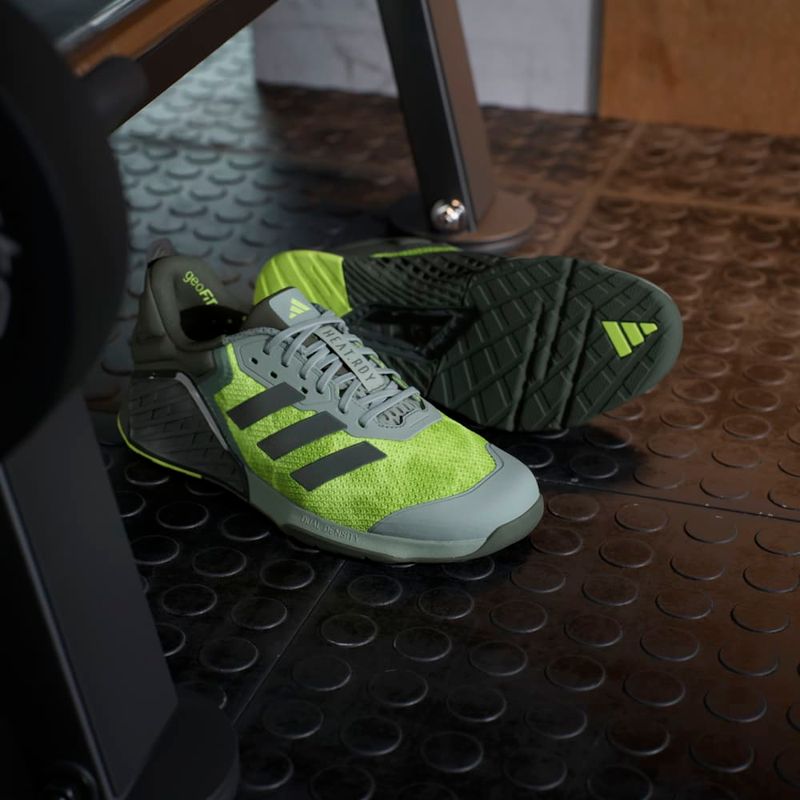 Tenis-adidas-unisex-Dropset-3-Trainer-para-entrenamiento-color-verde.-Mktg-Vista-7