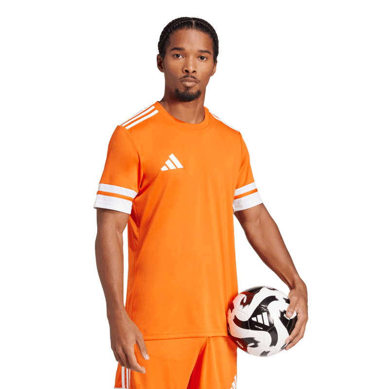 Camiseta-De-Equipo-adidas-para-hombre-Squa25-Jsy-M-para-futbol-color-naranja.-Detalle-1