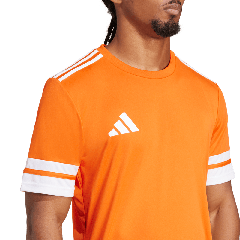 Camiseta-De-Equipo-adidas-para-hombre-Squa25-Jsy-M-para-futbol-color-naranja.-Detalle-1
