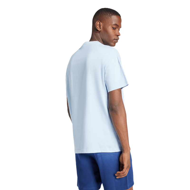 Camiseta-Manga-Corta-adidas-para-hombre-M-A-Szn-T-para-moda-color-azul.-Frente-Sin-Modelo