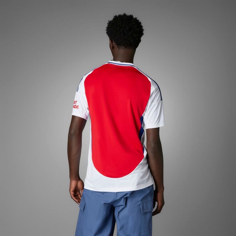 Camiseta-Manga-Corta-adidas-para-hombre-Afc-H-Jsy-para-futbol-color-rojo.-Detalle-Posterior