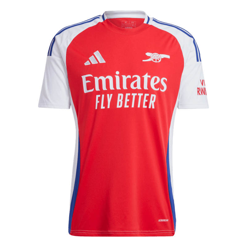 Camiseta-Manga-Corta-adidas-para-hombre-Afc-H-Jsy-para-futbol-color-rojo.-Lateral-Sobre-Modelo