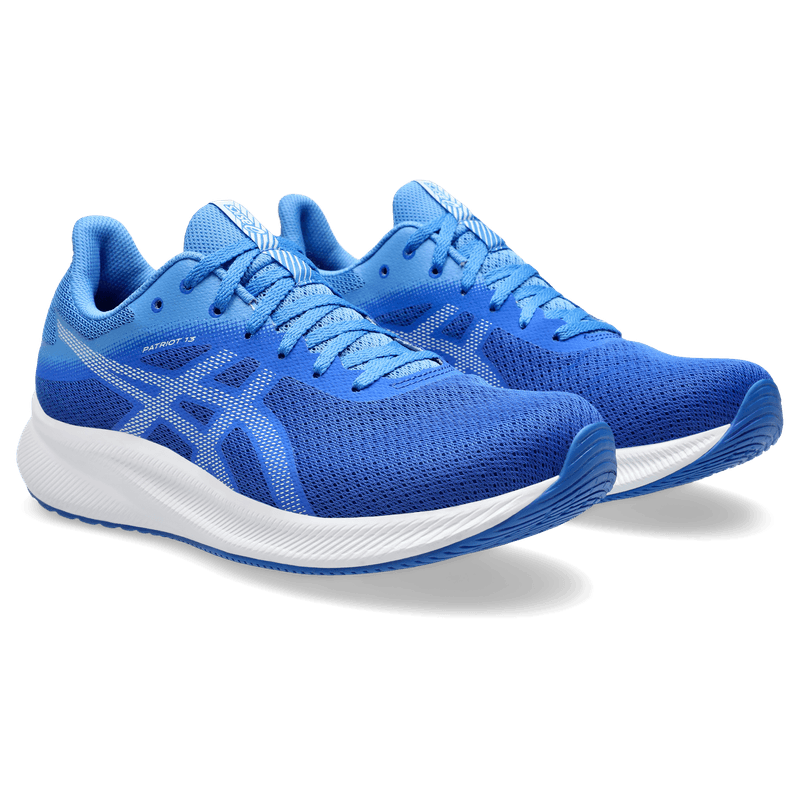 Tenis-asics-para-hombre-Patriot-13-para-correr-color-azul.-Par-Alineados