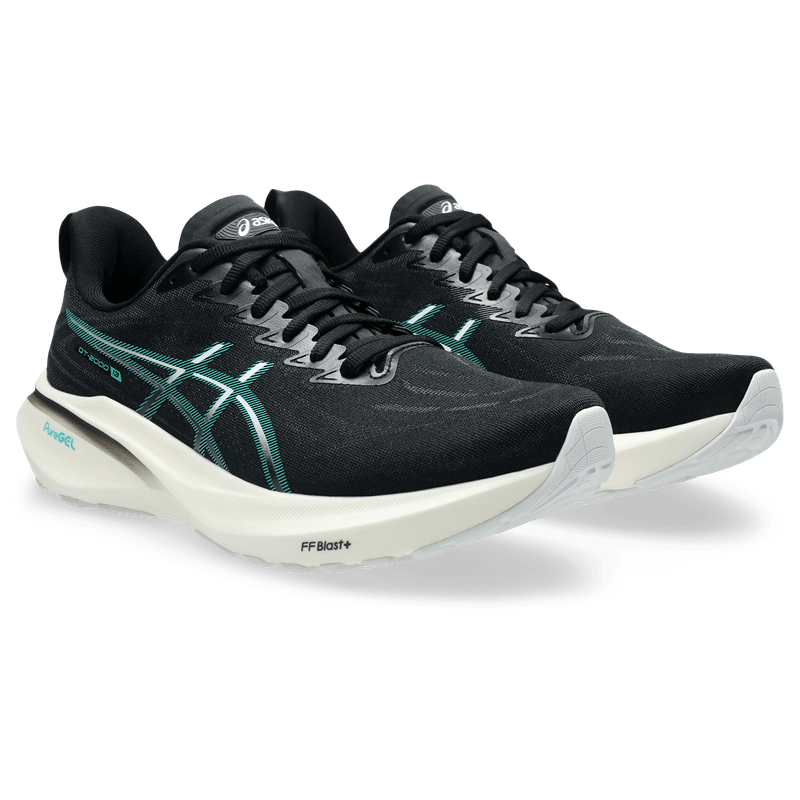 Tenis-asics-para-hombre-Gt-2000-13-para-correr-color-negro.-Par-Alineados