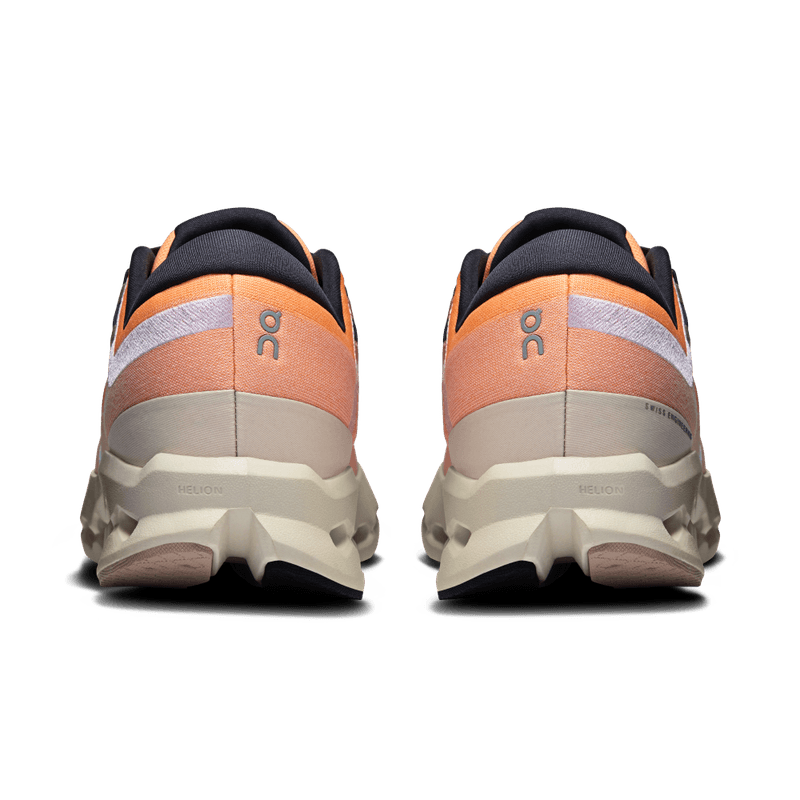 Tenis-on-para-hombre-Cloudsurfer-2-para-correr-color-naranja.-Talon