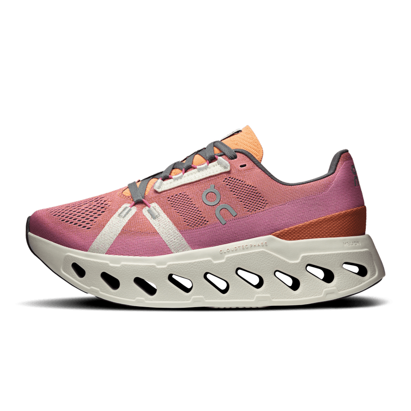 Tenis-on-para-mujer-Cloudeclipse-para-correr-color-naranja.-Lateral-Externa-Derecha
