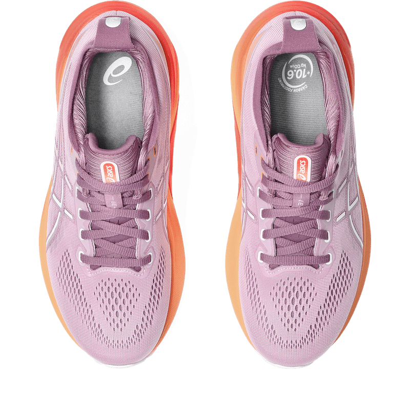Tenis-asics-para-mujer-Gel-Kayano-31-para-correr-color-amarillo.-Capellada