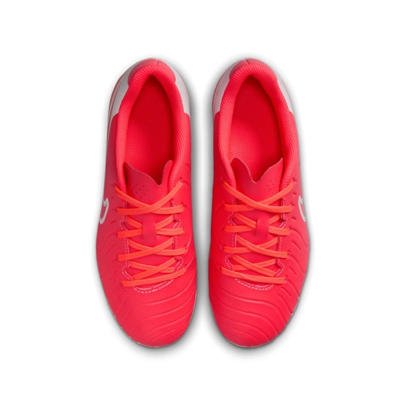 Guayos-nike-para-niño-Jr-Legend-10-Club-Fgmg-para-futbol-color-naranja.-Capellada