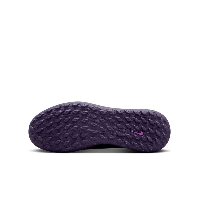 Guayos-nike-para-niño-Jr-Superfly-10-Club-Km-Tf-para-futbol-color-morado.-Capellada