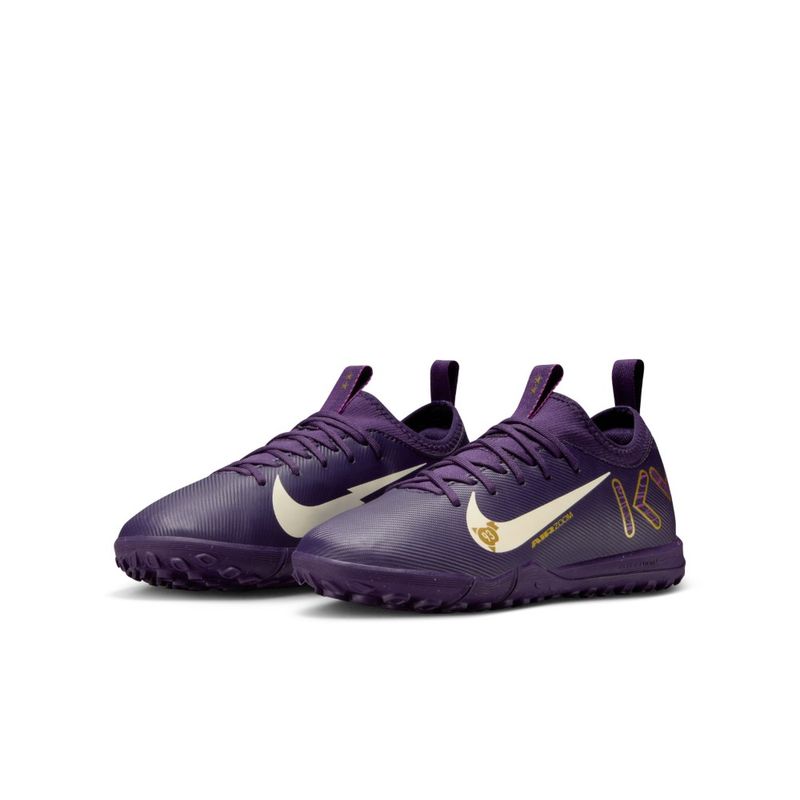 Guayos-nike-para-niño-Jr-Zoom-Vapor-16-Academy-Km-Tf-para-futbol-color-morado.-Suela