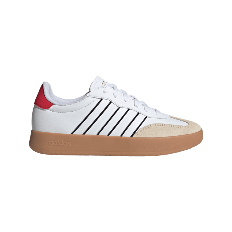 Tenis-adidas-para-hombre-Barreda-para-moda-color-blanco.-Lateral-Externa-Derecha