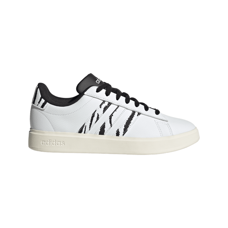 Tenis-adidas-para-mujer-Grand-Court-2.0-para-moda-color-blanco.-Lateral-Externa-Derecha