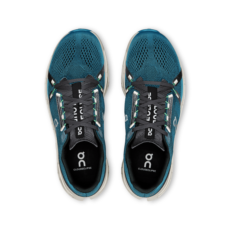 Tenis-on-para-hombre-Cloudeclipse-para-correr-color-gris.-Capellada
