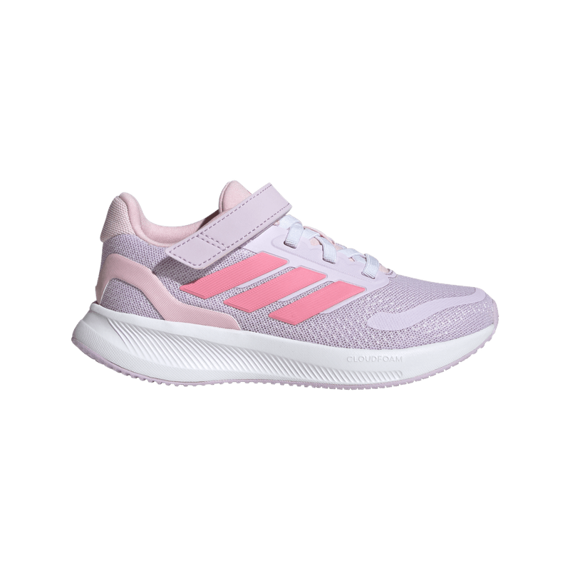 Tenis-adidas-para-hombre-Runfalcon-5-El-C-para-correr-color-morado.-Lateral-Externa-Derecha