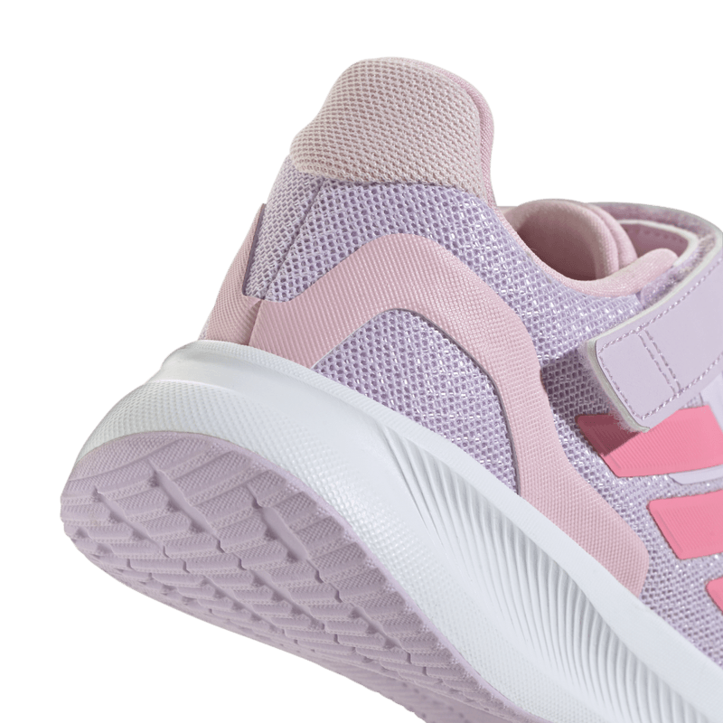 Tenis-adidas-para-hombre-Runfalcon-5-El-C-para-correr-color-morado.-Lateral-Y-Suela