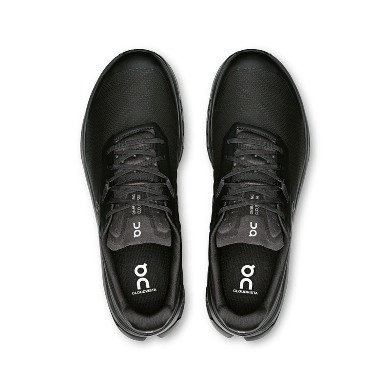 Tenis-on-para-hombre-Cloudvista-2-para-correr-color-negro.-Capellada