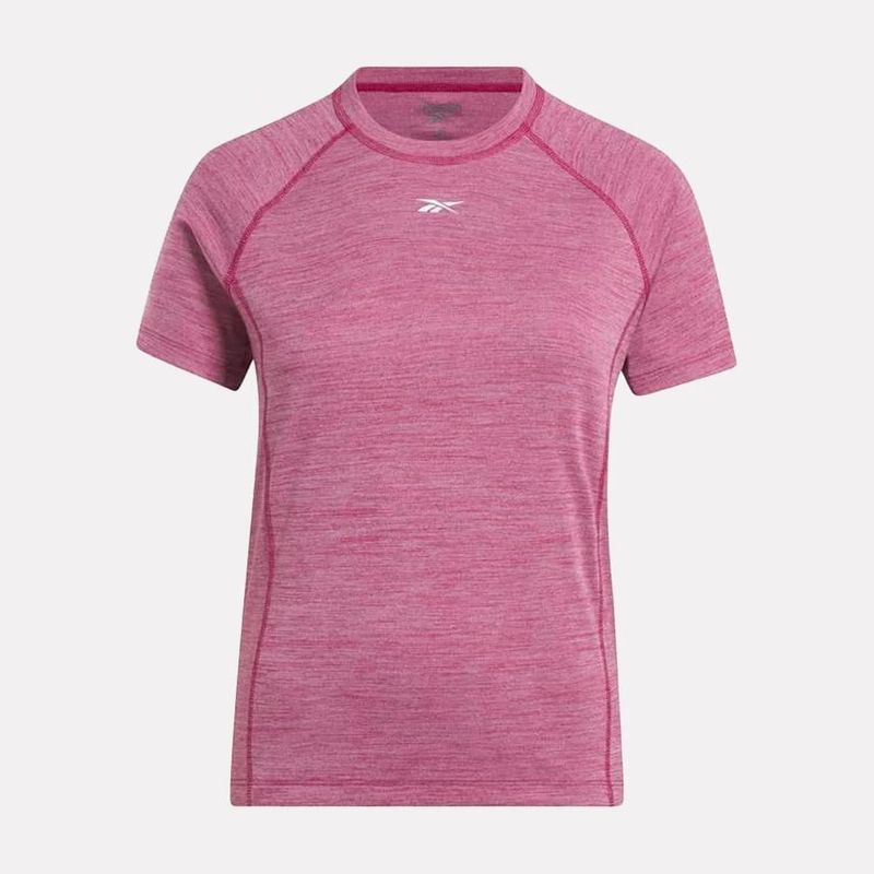 Camiseta-Manga-Corta-reebok-para-mujer-Id-Train-Tee-para-entrenamiento-color-rojo.-Reverso-Sin-Modelo