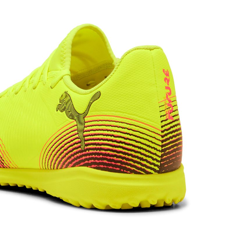 Guayos-puma-para-hombre-Future-8-Play-Tt-para-futbol-color-amarillo.-Talon