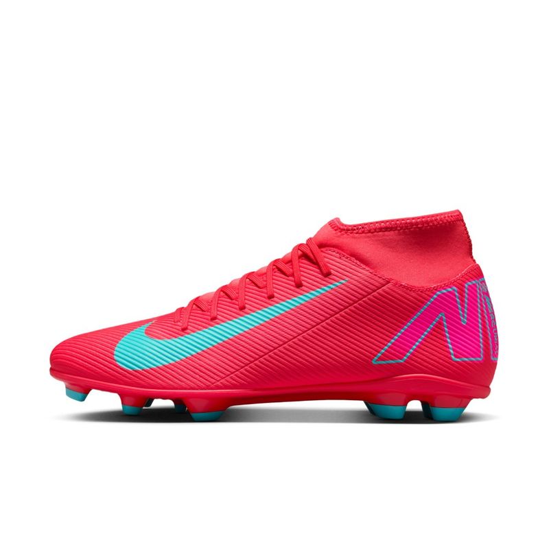Guayos-nike-para-hombre-Superfly-10-Club-Fg-Mg-para-futbol-color-naranja.-Lateral-Interna-Izquierda