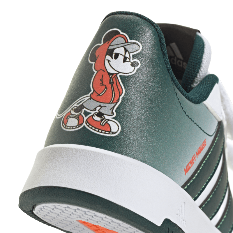 Tenis-adidas-para-niño-Tensaur--Mickey-Cf-para-moda-color-blanco.-Detalle-2
