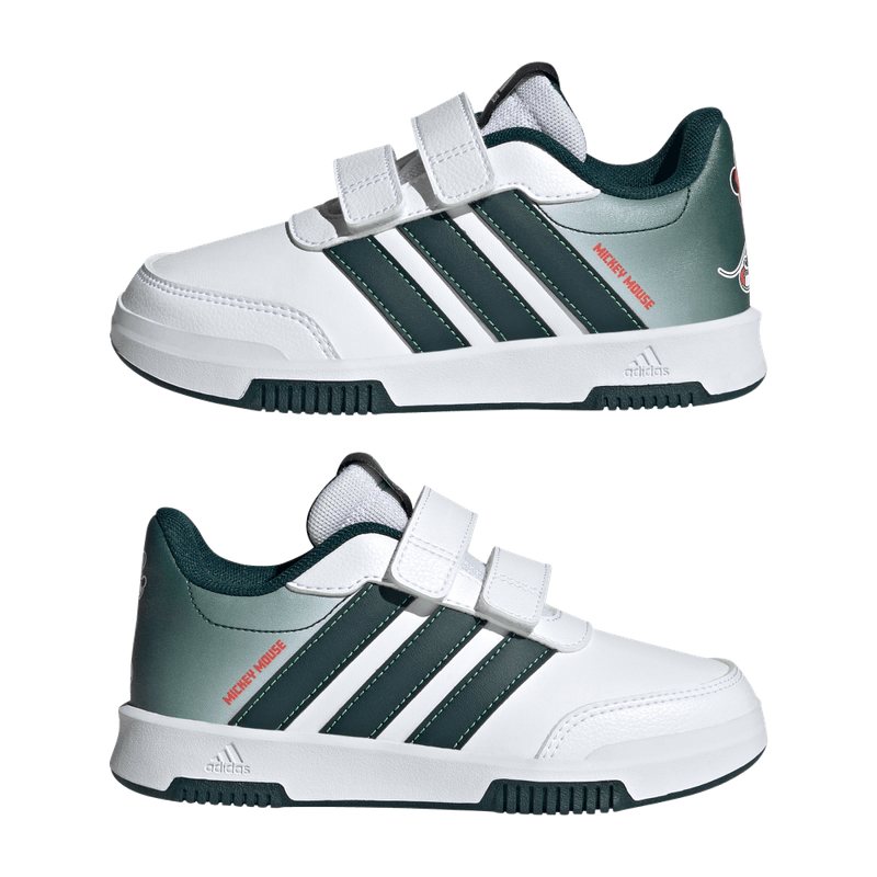 Tenis-adidas-para-niño-Tensaur--Mickey-Cf-para-moda-color-blanco.-Detalle-1