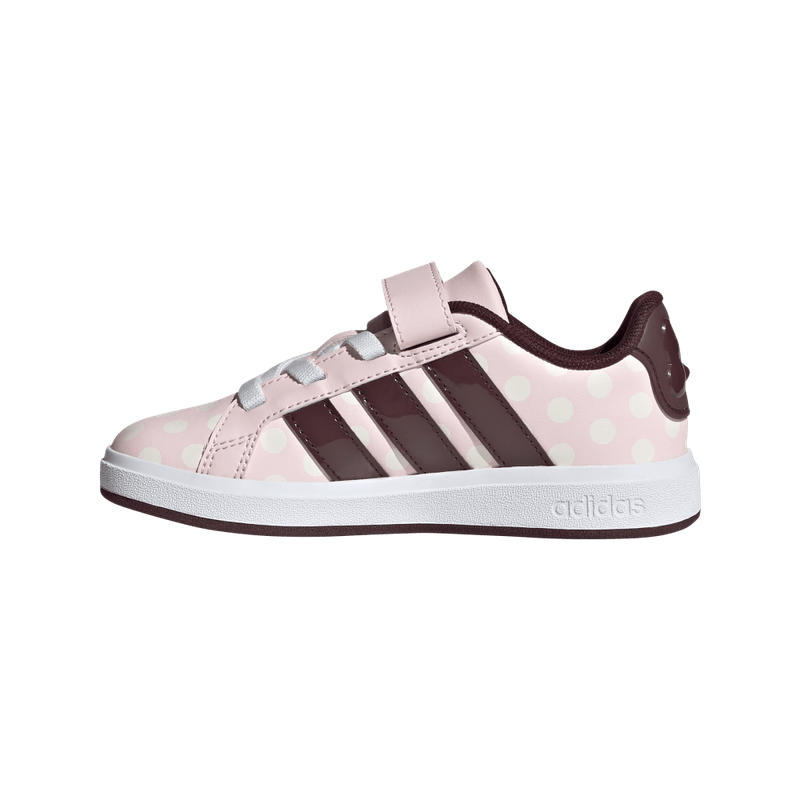 Tenis-adidas-para-niño-Grand-Court-Minnie-para-moda-color-rosado.-Suela