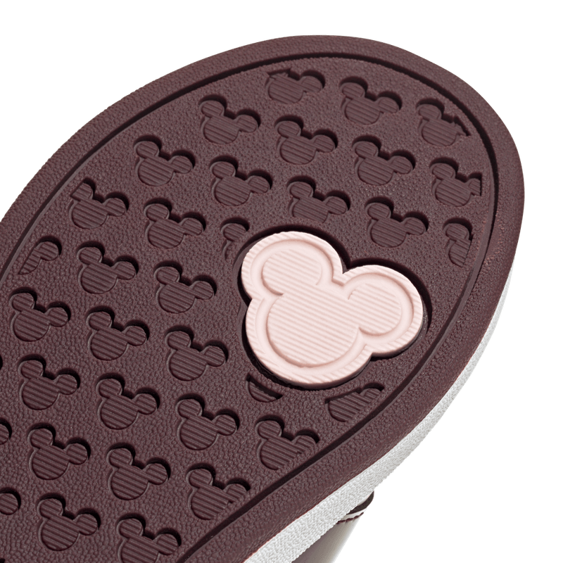 Tenis-adidas-para-niño-Grand-Court-Minnie-para-moda-color-rosado.-Lateral-Y-Suela