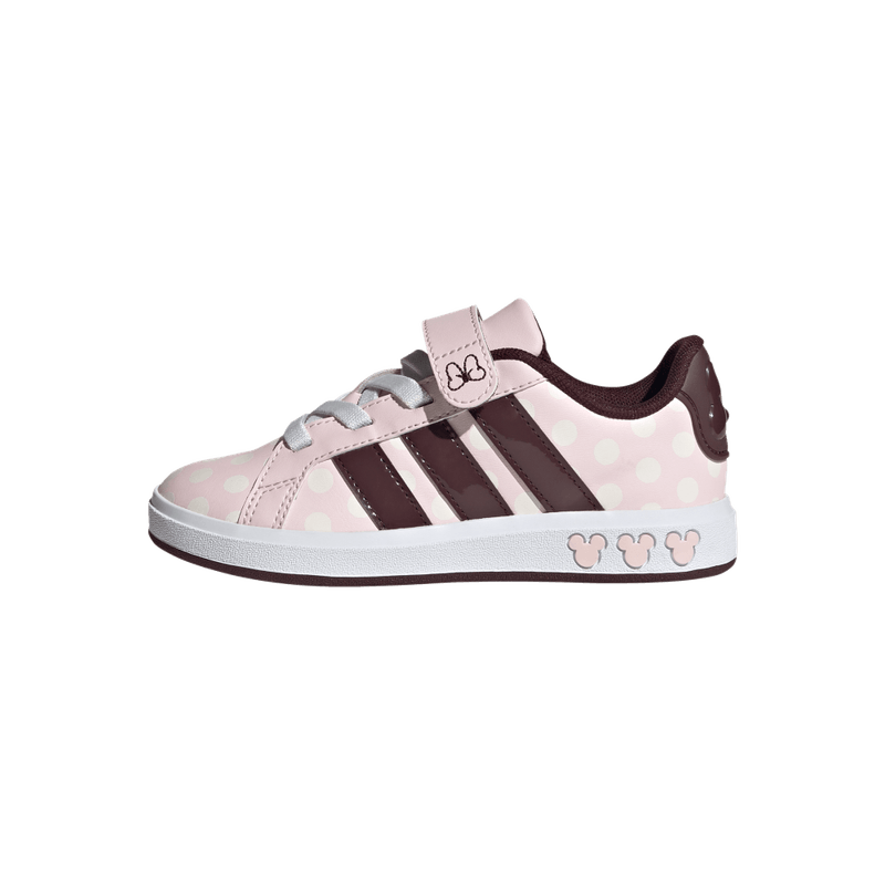 Tenis-adidas-para-niño-Grand-Court-Minnie-para-moda-color-rosado.-Detalle-3
