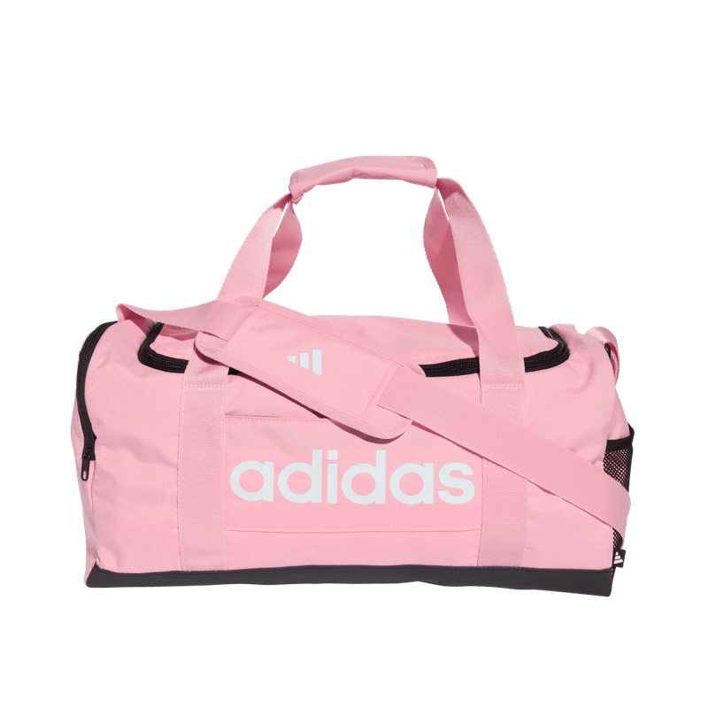 Maletin-adidas-unisex-Linear-Duffel-S-para-moda-color-rosado.-Frente-Sin-Modelo