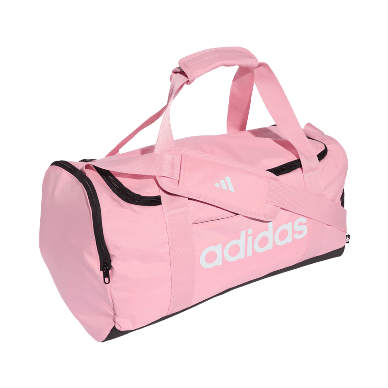 Maletin-adidas-unisex-Linear-Duffel-S-para-moda-color-rosado.-Reverso-Sin-Modelo