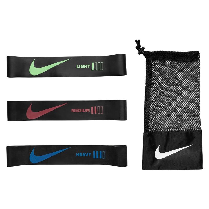 Banda-nike-para-hombre-Nike-Resistance-Bands-Mini-3-P-para-entrenamiento-color-negro.-Frente-Sin-Modelo