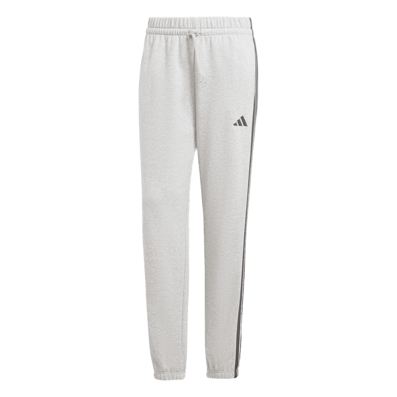 Pantalon-adidas-para-mujer-W-3S-Ft-Cf-Pt-para-moda-color-gris.-Frente-Sobre-Modelo