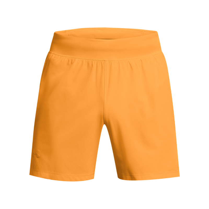 Pantaloneta-under-armour-para-hombre-Launch-Elite-5--Short-para-correr-color-naranja.-Frente-Sin-Modelo