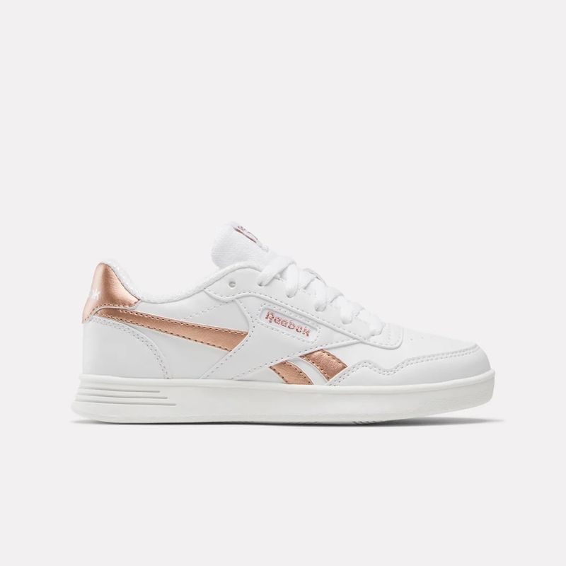 Tenis-reebok-para-niña-Reebok-Court-Advance-para-tenis-color-blanco.-Lateral-Externa-Derecha