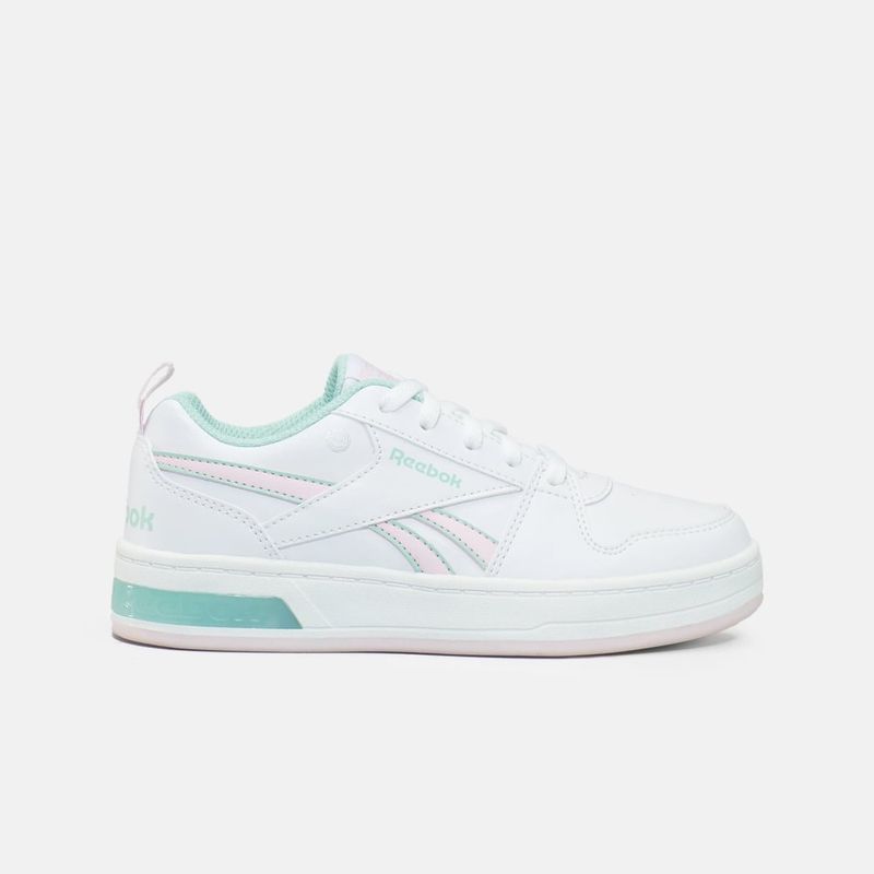 Tenis-reebok-para-niña-Reebok-Royal-Prime-Step-N--Flash-para-moda-color-blanco.-Lateral-Externa-Derecha