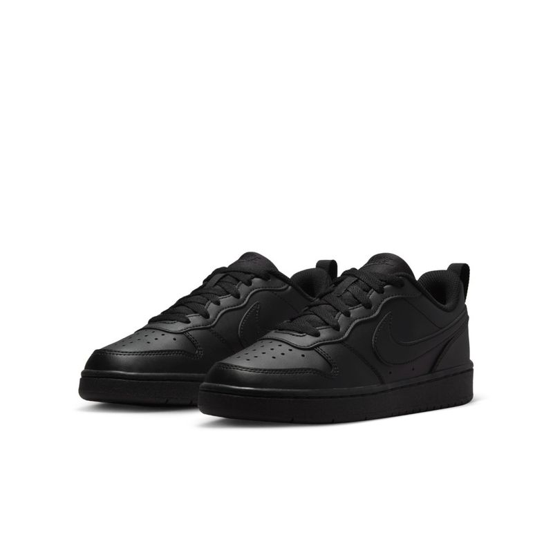Tenis-nike-para-niño-Court-Borough-Low-Recraft-Bg-para-moda-color-negro.-Suela