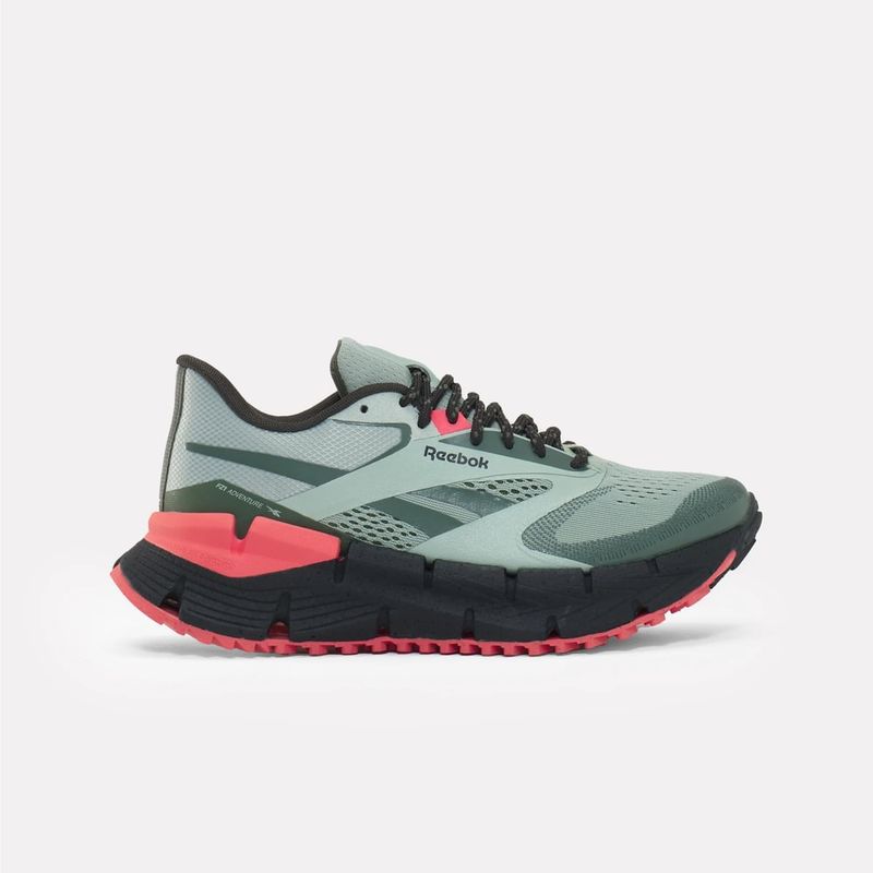 Tenis-reebok-para-mujer-Floatzig-Adventure-1-para-correr-color-verde.-Lateral-Externa-Derecha