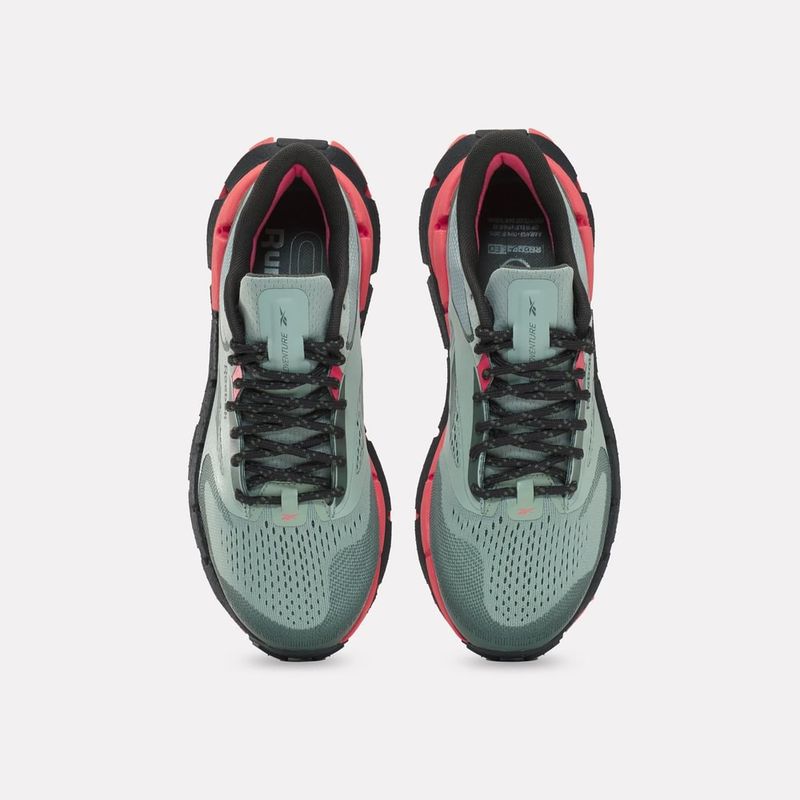 Tenis-reebok-para-mujer-Floatzig-Adventure-1-para-correr-color-verde.-Capellada