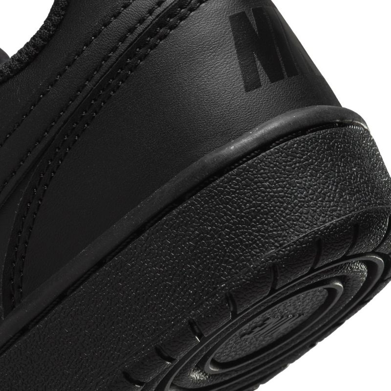 Tenis-nike-para-niño-Court-Borough-Low-Recraft-Bg-para-moda-color-negro.-Talon