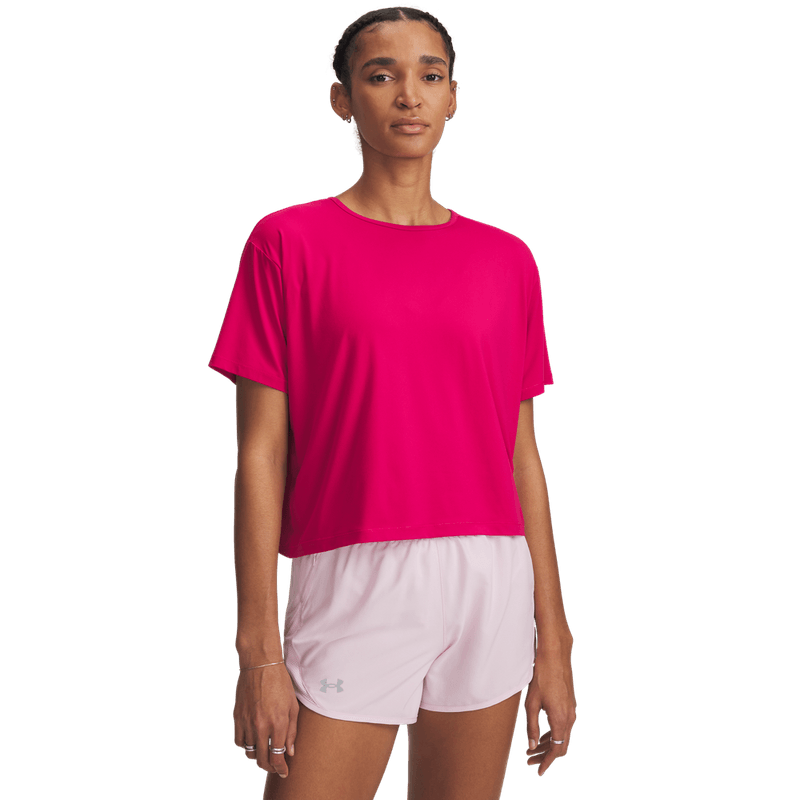 Camiseta-Manga-Corta-under-armour-para-mujer-Motion-Ss-para-entrenamiento-color-morado.-Frente-Sin-Modelo
