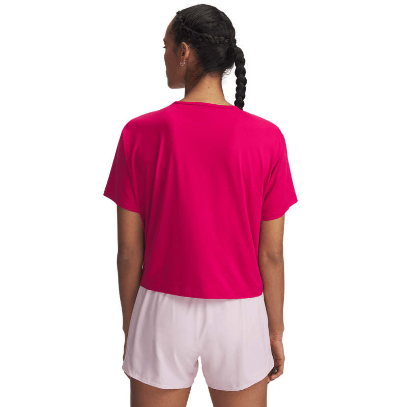 Camiseta-Manga-Corta-under-armour-para-mujer-Motion-Ss-para-entrenamiento-color-morado.-Reverso-Sin-Modelo