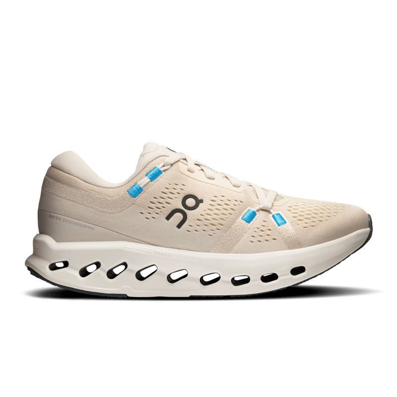 Tenis-on-para-mujer-Cloudsurfer-2-para-correr-color-gris.-Lateral-Externa-Derecha