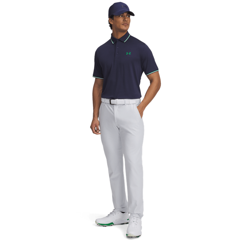 Camiseta-Manga-Corta-under-armour-para-hombre-Ua-Drive-Limitd-Edition-Polo-para-golf-color-azul.-Outfit-Completo
