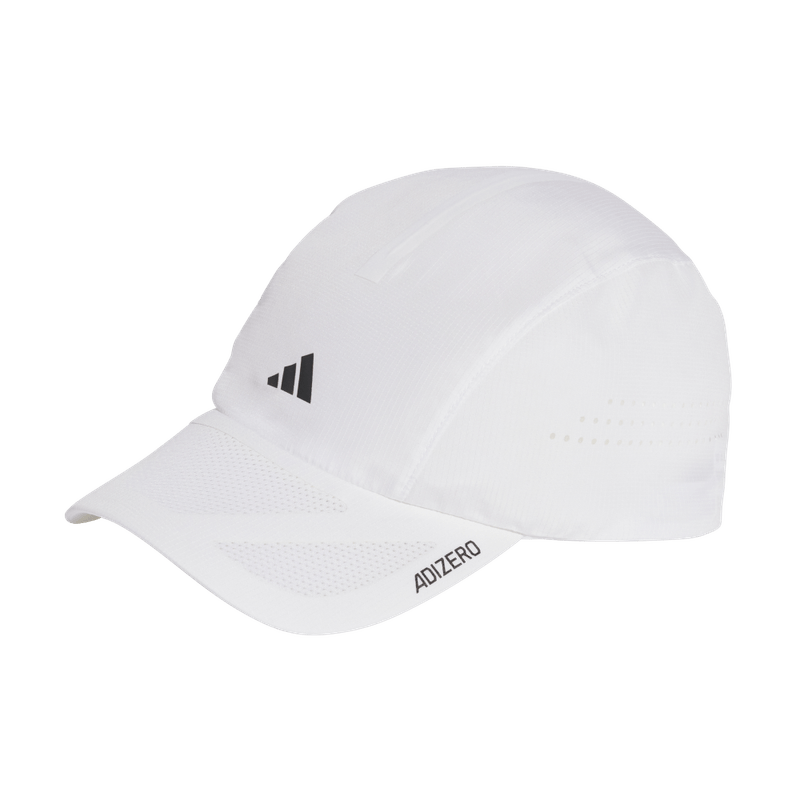 Gorra-adidas-unisex-Runxadiz-Cap-para-correr-color-blanco.-Frente-Sin-Modelo