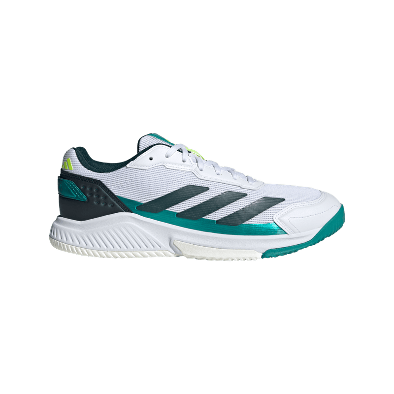 Tenis-adidas-para-hombre-Courtquick-Padel-M-para-tenis-color-blanco.-Lateral-Externa-Derecha