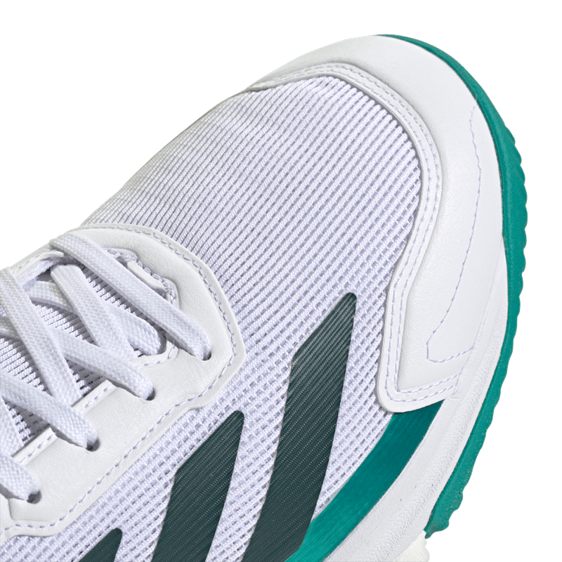 Tenis-adidas-para-hombre-Courtquick-Padel-M-para-tenis-color-blanco.-Lateral-Y-Suela