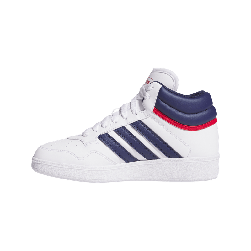 Tenis-adidas-para-niño-Hoops-4.0-Mid-J-para-baloncesto-color-blanco.-Suela